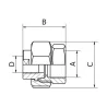 Femelle - Femelle Filetage GAZ (ISO 228/1)