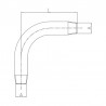Elbow 90° male 316 Ti - Piping accessory - SOFRA-INO