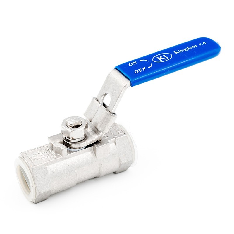 One-piece female-female ball valve in stainless steel 316, reduced passage - SOFRA-INOX
