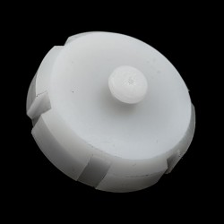 SMS HD 1000 plastic blank nut with nipple for food industry - SOFRA INOX