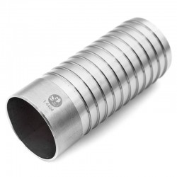 Welding fluted tube SMS 1145 made of 316L steel - SOFRA INOX