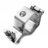 SMS hinged hexagonal pipe holder without rod 316L stainless steel - SOFRA INOX