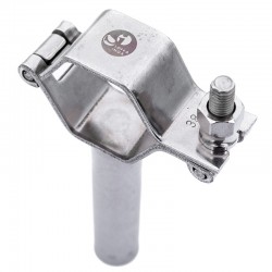 SMS hinged hexagonal pipe holder with rod