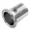 Long ferrule (50 mm) in stainless steel 316L for SMS standard clamp connection : SOFRA INOX