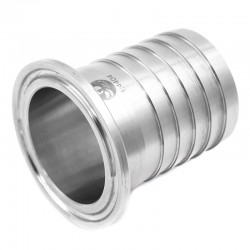 316L stainless steel grooved ferrule for SMS clamp fitting - SOFRA INOX