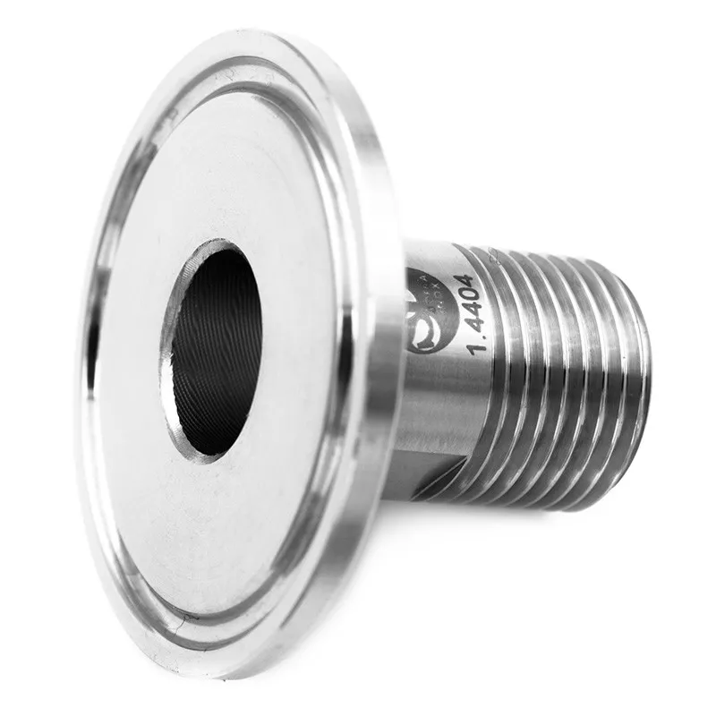 ISO male threaded ferrule in stainless steel 316L : SOFRA INOX