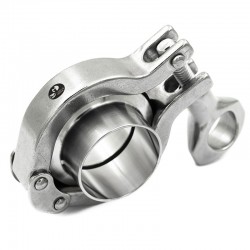 ISO Clamp complete fitting 21.5mm 316 stainless steel - SOFRA INOX