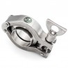 SMS Clamp fitting complete 12.7mm stainless steel 316L : SOFRA INOX