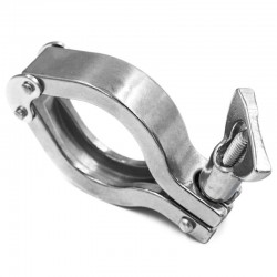 Collier clamp ISO standard en inox 304 (1.4301) Ø 50.5 à 289 mm : SOFRA INOX