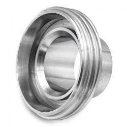 DIN 11851 reducing threaded part 316L, made in France - SOFRA INOX