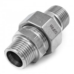 Union Fitting - Male Male with seal - Octogonal nut - Gas thread - J06 Series