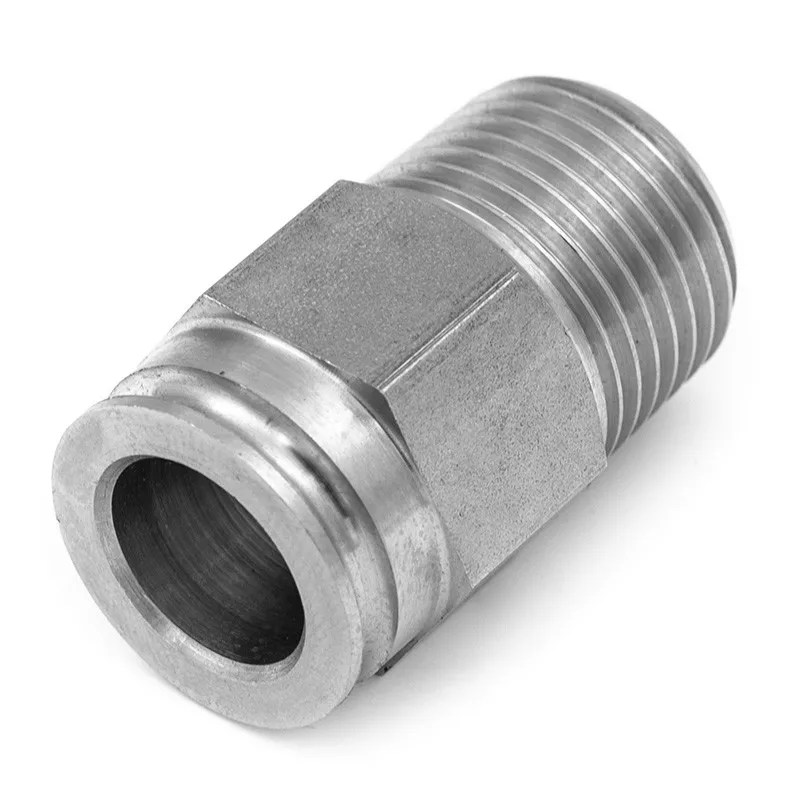 Welding hexagonal nipple - Gas thread - 316L - EN 10272 - SOFRA-INOX