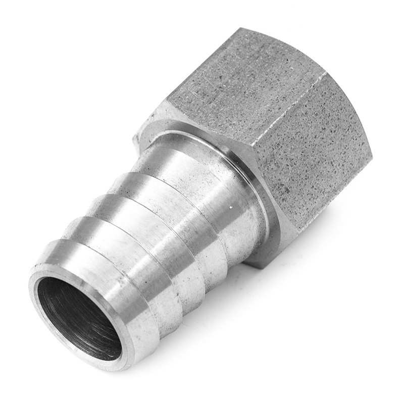 Grooved female plug with gas thread in stainless steel 316L - EN 10272 - SOFRA-INOX