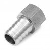 Grooved female plug with gas thread in stainless steel 316L - EN 10272 - SOFRA-INOX
