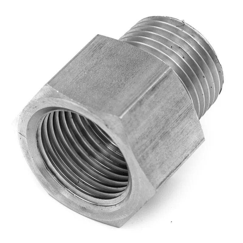 Adaptor male female - gas thread - 316L - EN 10272 - SOFRA INOX