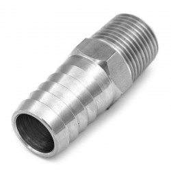 Grooved male end - Gas thread - stainless steel 316L - EN 10272 - SOFRA-INOX