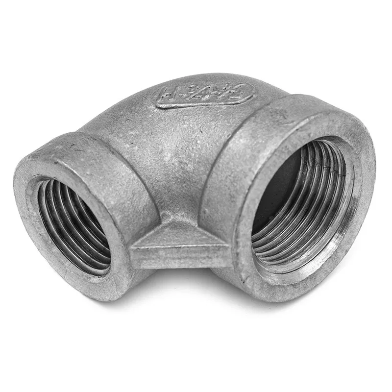 Elbow 90° molded - Female-Female reduced - Gas thread - stainless steel 316 - SOFRA-INOX