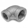 Elbow 90° molded - Female-Female reduced - Gas thread - stainless steel 316 - SOFRA-INOX