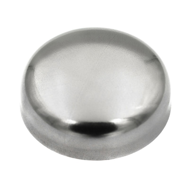 SMS pipe cap made of 304L stainless steel for food industry - SOFRA INOX