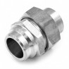 3 pieces Union fitting BW BW with flat seal - Hexagonal nut - J Series