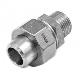 Union Fitting Double Seal - BW Male - Octagonal nut - Gas thread - T06 Series