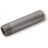 Male nipple 150 mm - NPT thread - stainless steel 316L - EN 10217-7 - SOFRA INOX