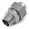 Double seal union - Male BW - Hexagonal nut - Gas thrad - T Series - SOFRA INOX