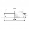DIN 11851 blank liner stainless steel 316L (1.4404) - SOFRA INOX