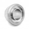 ISO plain part with groove for 4-piece aseptic connection - stainless steel 316L - SOFRA-INOX