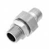 Double seal Union - Male Male - Hexagonal nut - Gas thread - T Series - SOFRA INOX