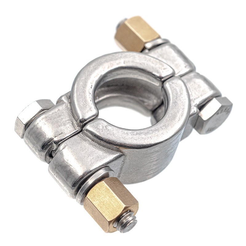 High pressure clamp collar for pharmaceutical fitting : SOFRA INOX