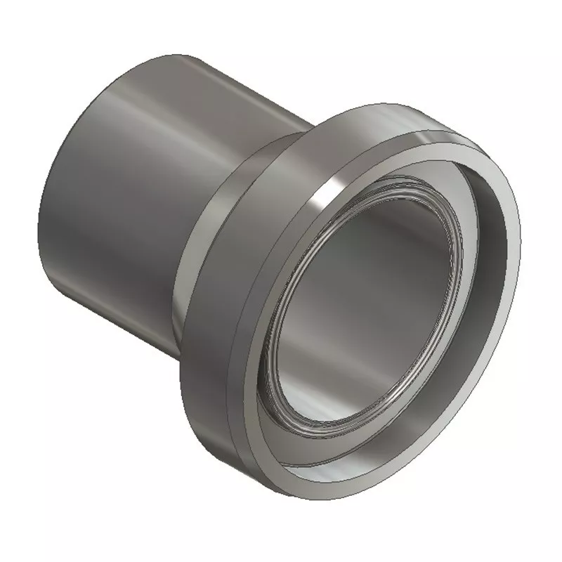 DIN 11864-1 Form B long liner for SMS pipe - 316L - SOFRA INOX