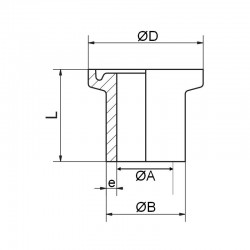 Ferrule micro clamp en inox 316L pour raccord clamp ISO : SOFRA INOX