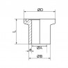 ISO micro Clamp ferrule - 316L stainless steel - SOFRA INOX