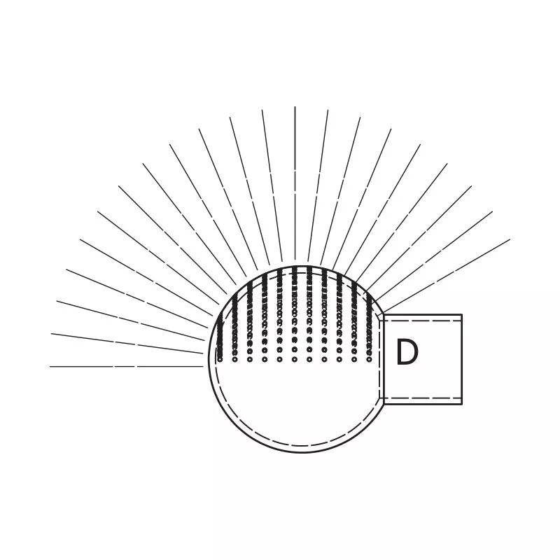 SMS cleaning ball Type D 316L - SOFRA INOX