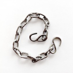 20cm chain with 2 hooks for SMS blank nut - SOFRA INOX
