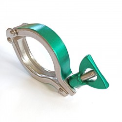 ASME BPE clamp collar and nut with ceramic coating