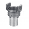 Guillemin symmetrical half-coupling with lock and hose shank - SOFRA INOX