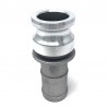 Grooved adaptor type E - Camlock quick coupling stainless steel 316 - SOFRA-INOX