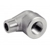 Elbow 90° male-female - NPT thread - 304L - Piping accessory 3000 Series LBS - SOFRA-INOX