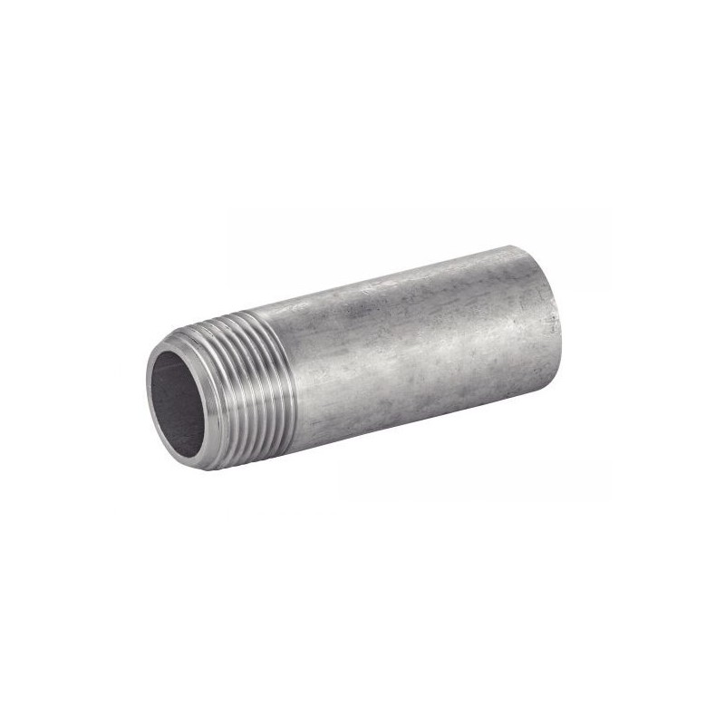 Male tips - NPT thread - Schedule 80 - 304L - Piping accessory 3000 Series LBS - SOFRA-INOX