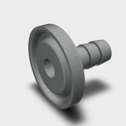 Ferrule micro Clamp cannelée ISO 316L - Sofra Inox
