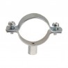 304 stainless steel round pipe holder for chemical installation - SOFRA INOX