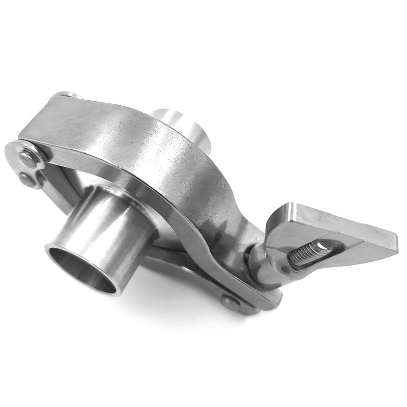 SMS complete Clamp fitting 28.6mm in stainless steel 316L : SOFRA INOX