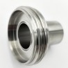 DIN 11864-1 Form A long threaded part for ASME pipe - SOFRA INOX