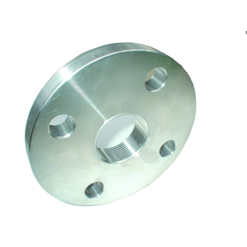 Flat tapped gas flange/BSP PN10/16 in stainless steel 304L - SOFRA INOX